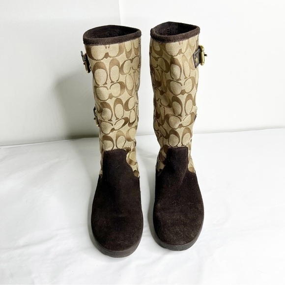 COACH Brown Tinah Boots - Picture 2 of 5